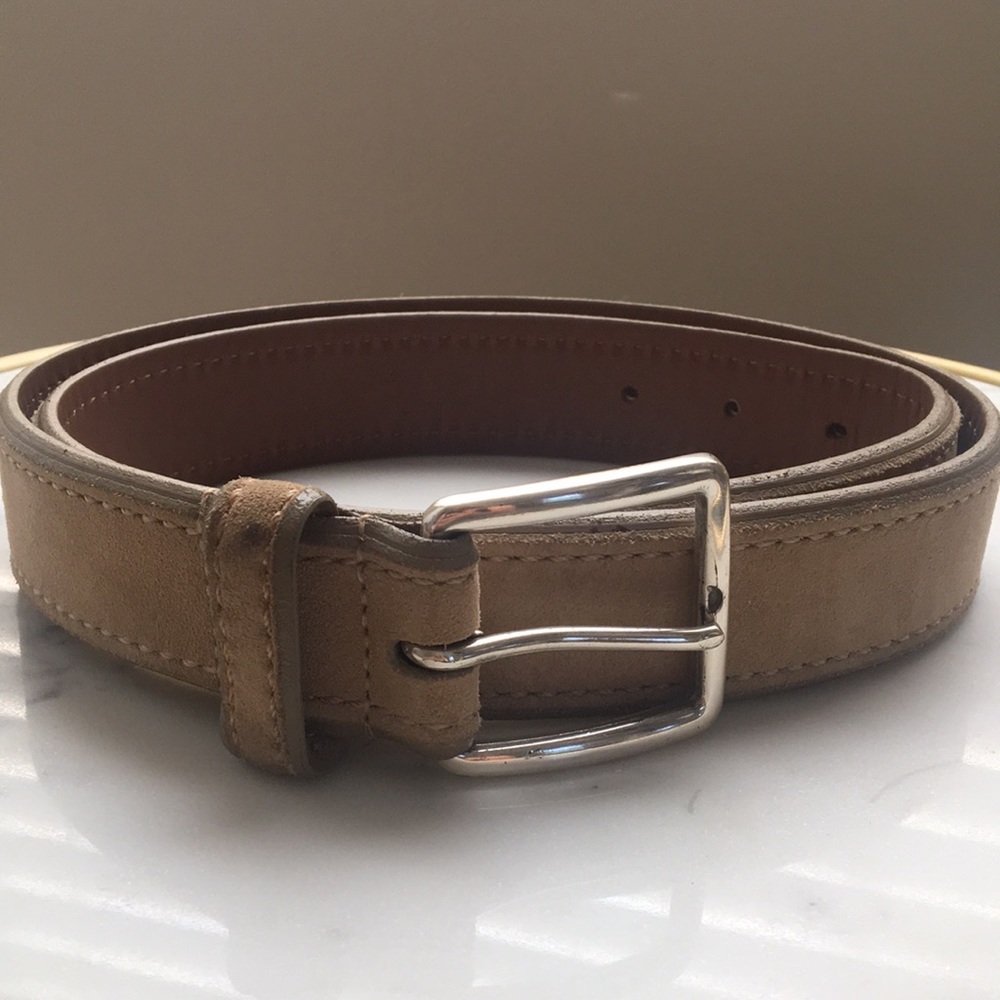 Allen Edmonds Cashmere Suede Belt